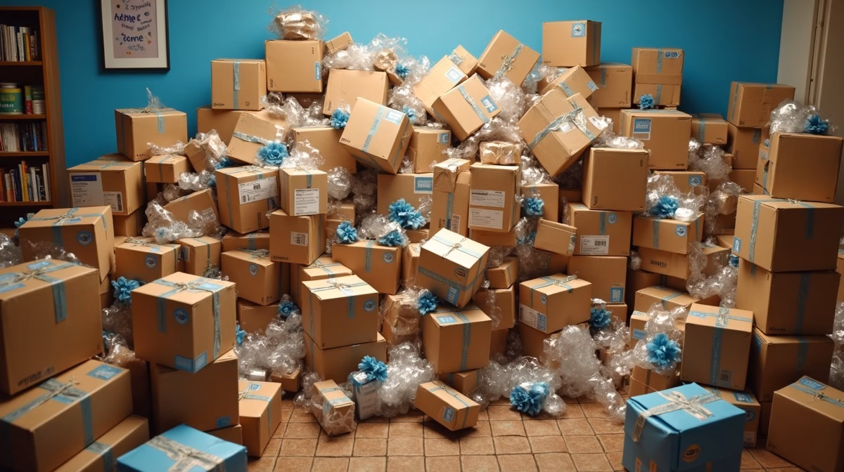 A pile of packages