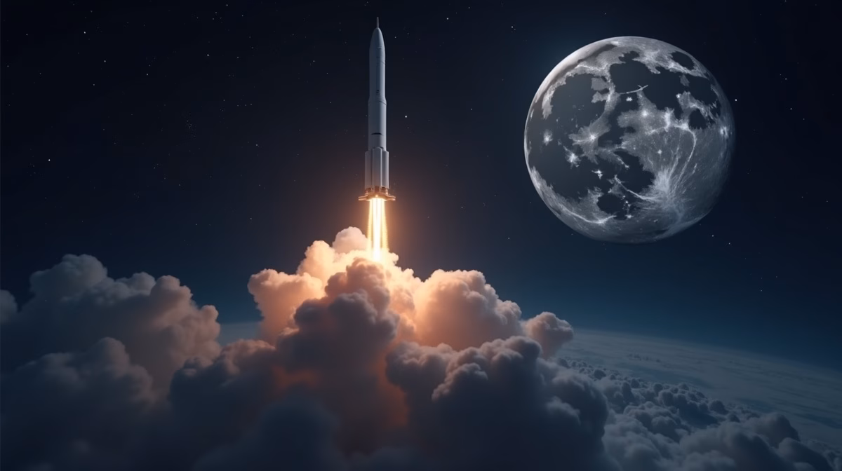 China USA Race to the Moon