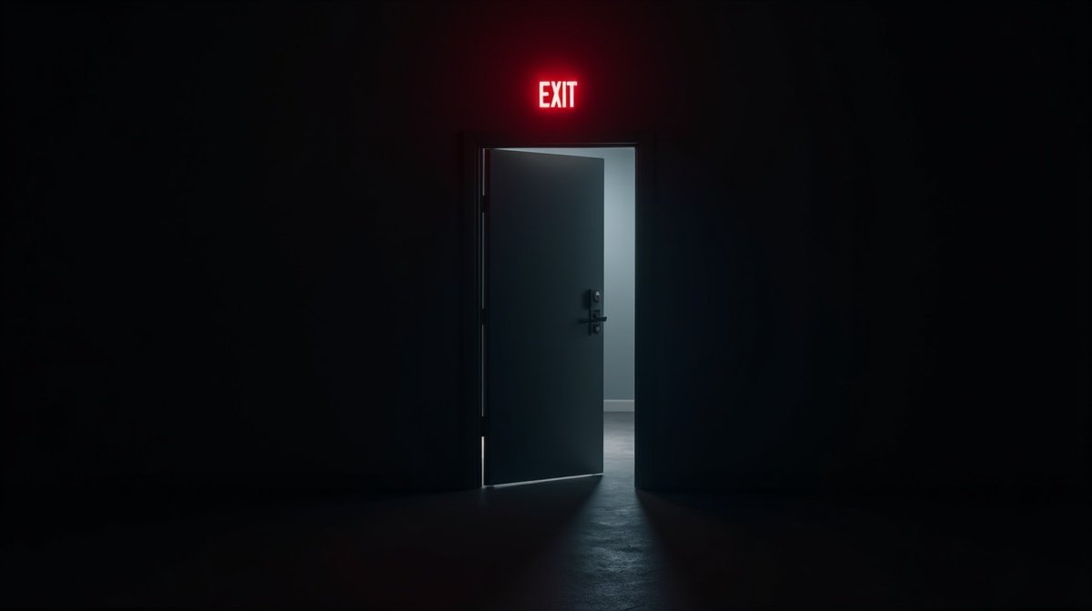 Exit door